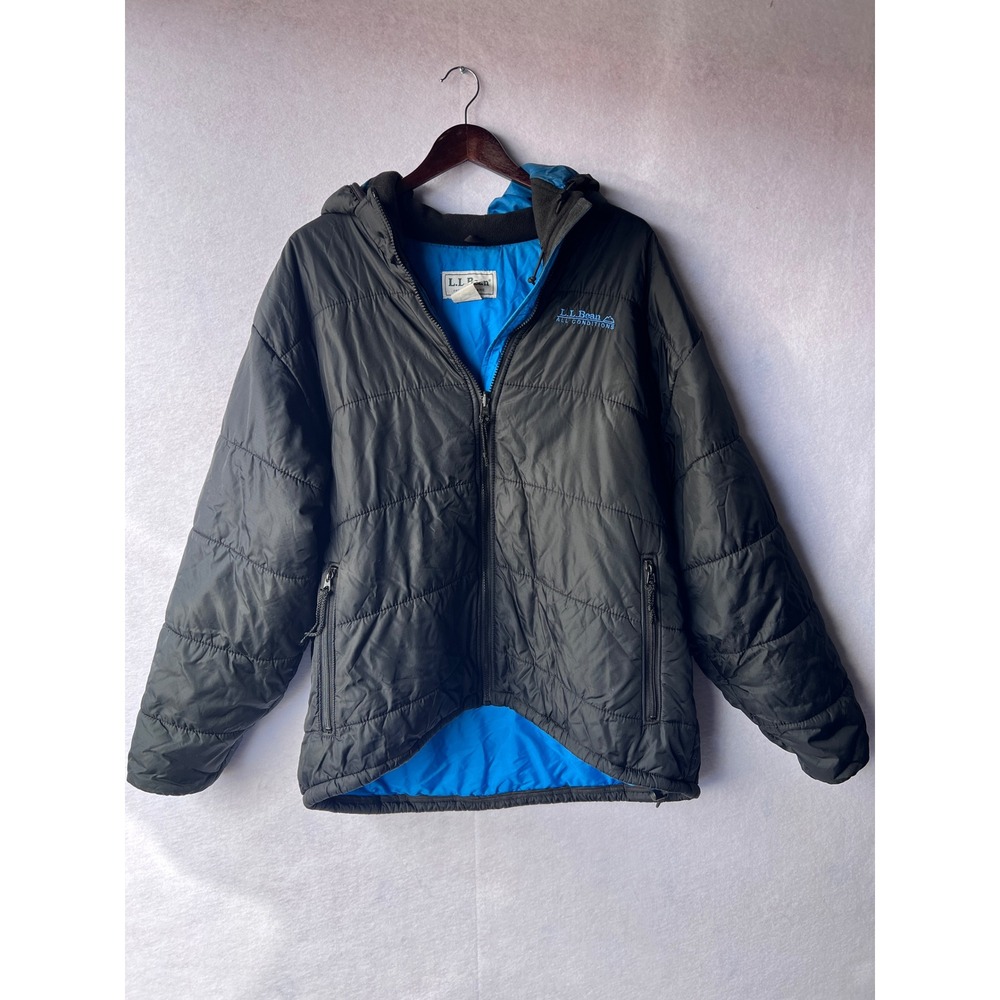 Vintage LL Bean All Conditions PrimaLoft Puffer Jacket Mens XL Ripstop USA